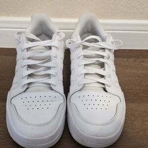 Adidas White Sneakers Minimalist Design